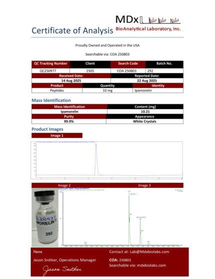 Sample 292 – Ipamorelin Large